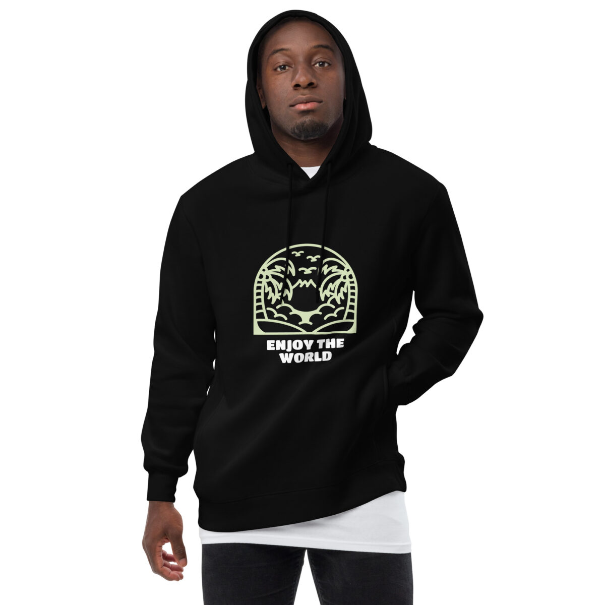 unisex fashion hoodie black front 2 63af3f85c024a