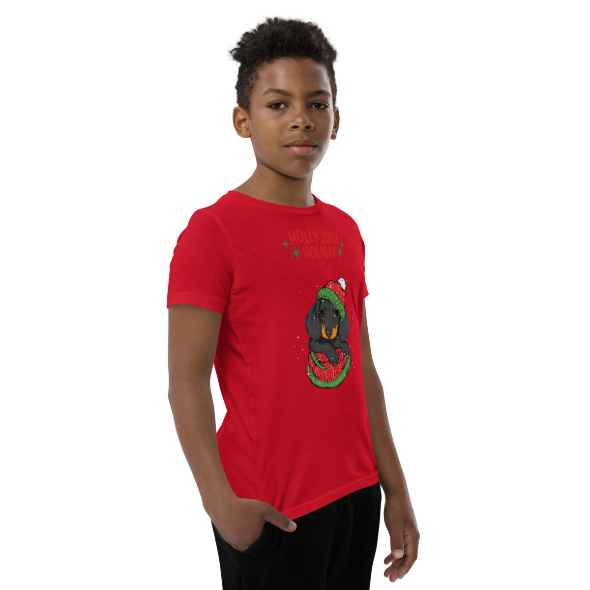 youth staple tee red right front 639f133cb6615