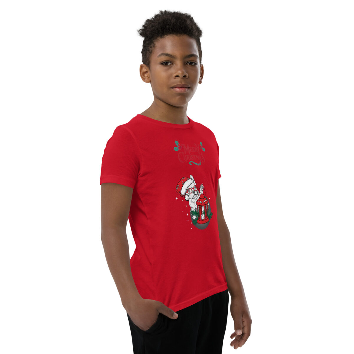 youth staple tee red right front 639f816a8e1bc