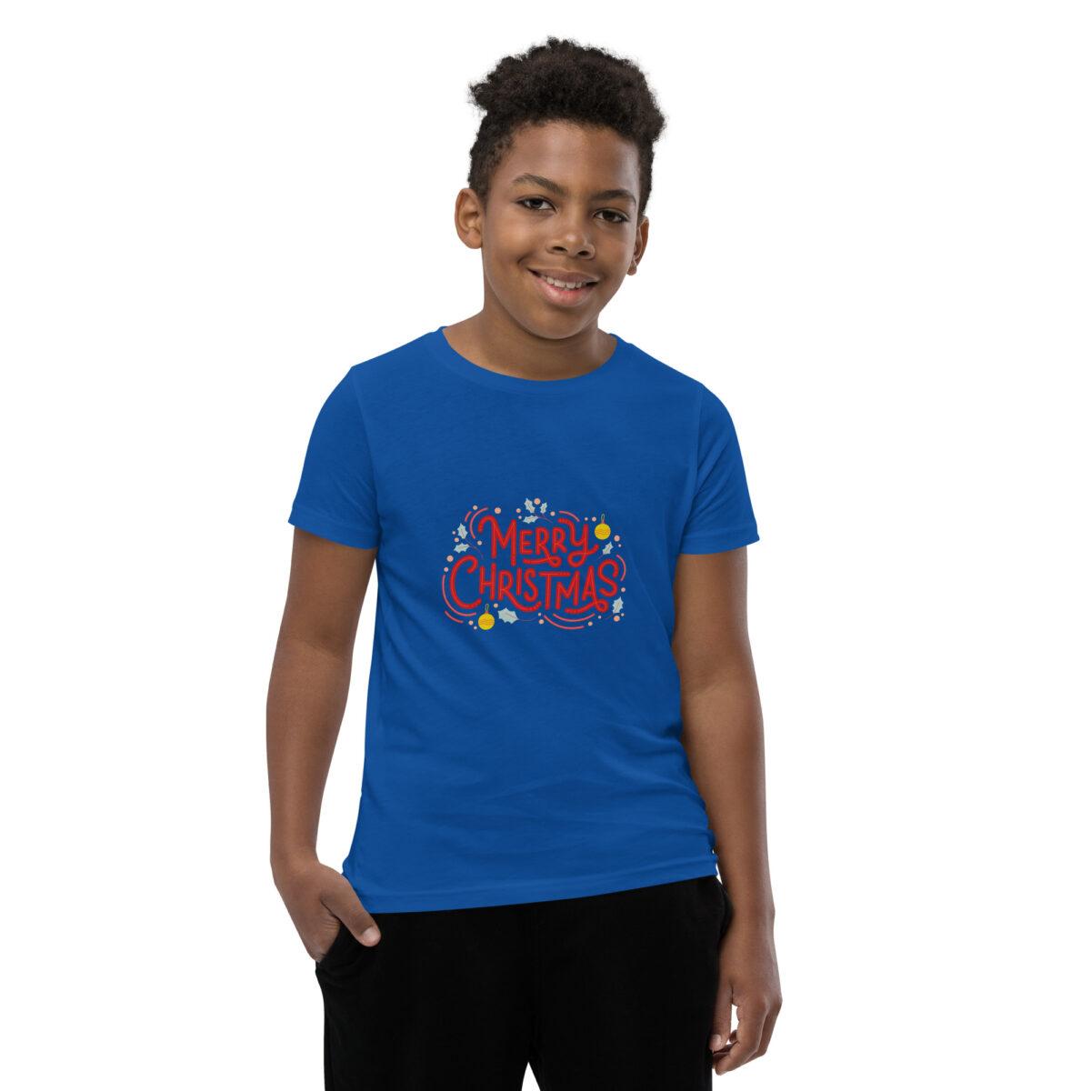 youth staple tee true royal front 639f838488fe2