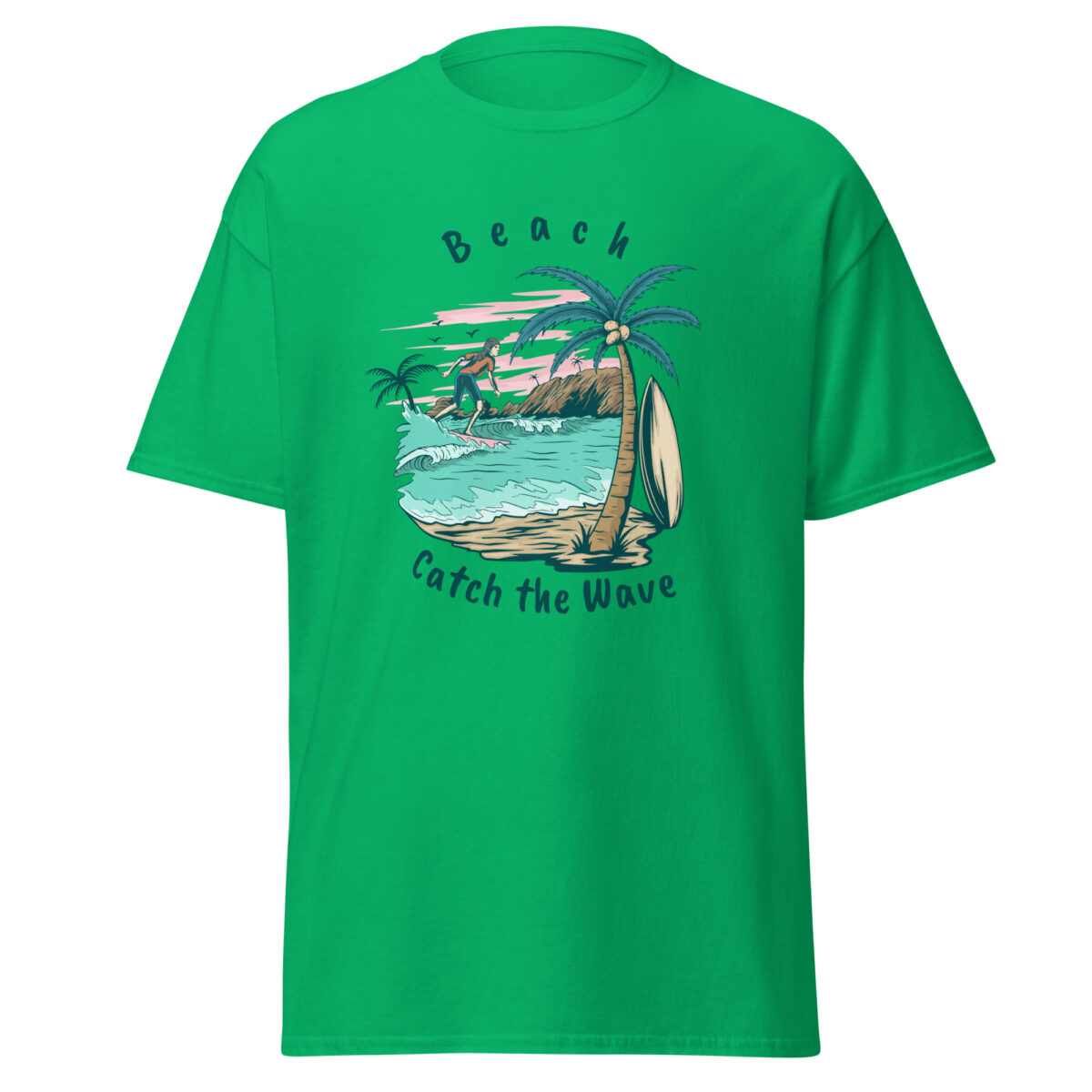 mens classic tee irish green front 63b179b5c7b14