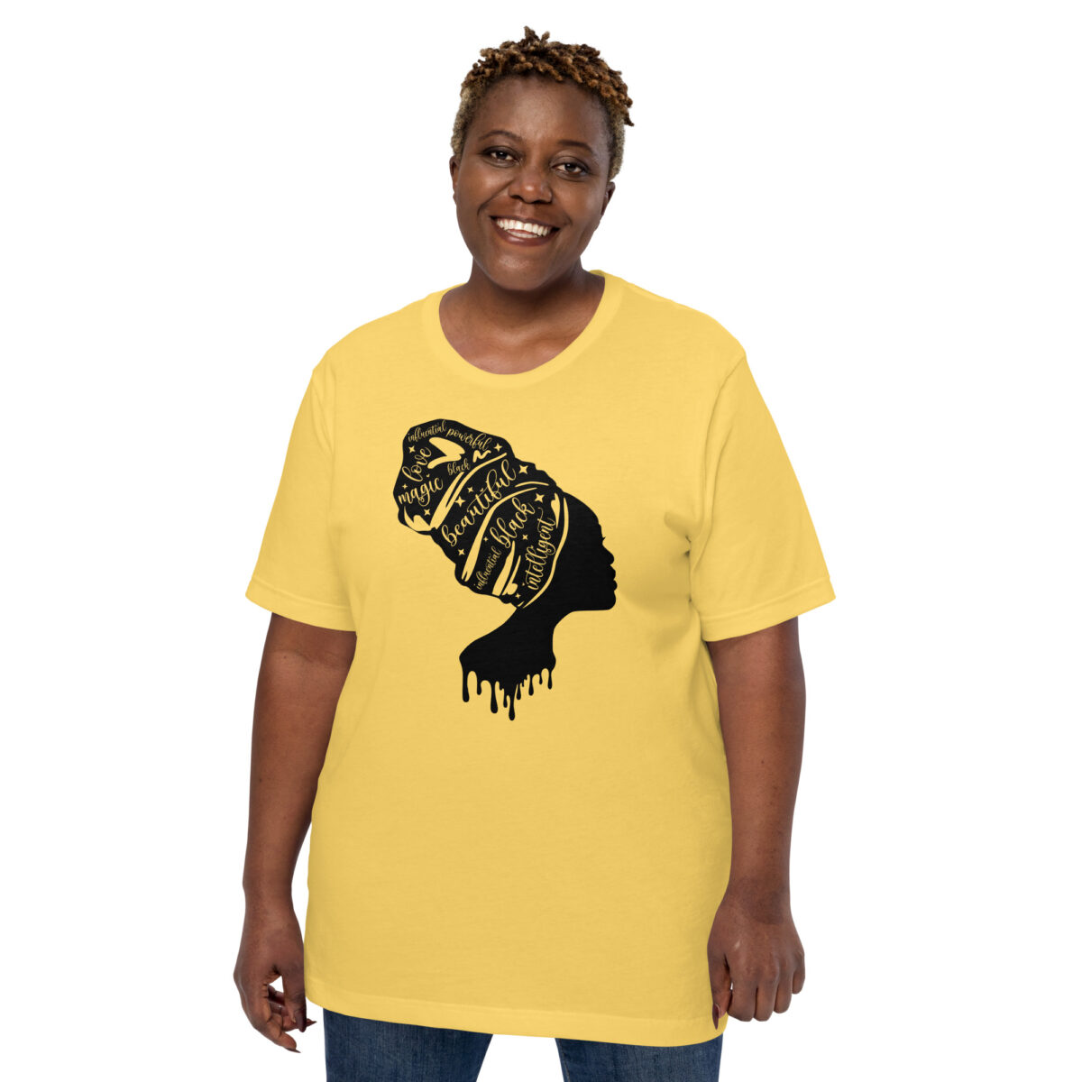 unisex staple t shirt yellow front 63b19e5143eba