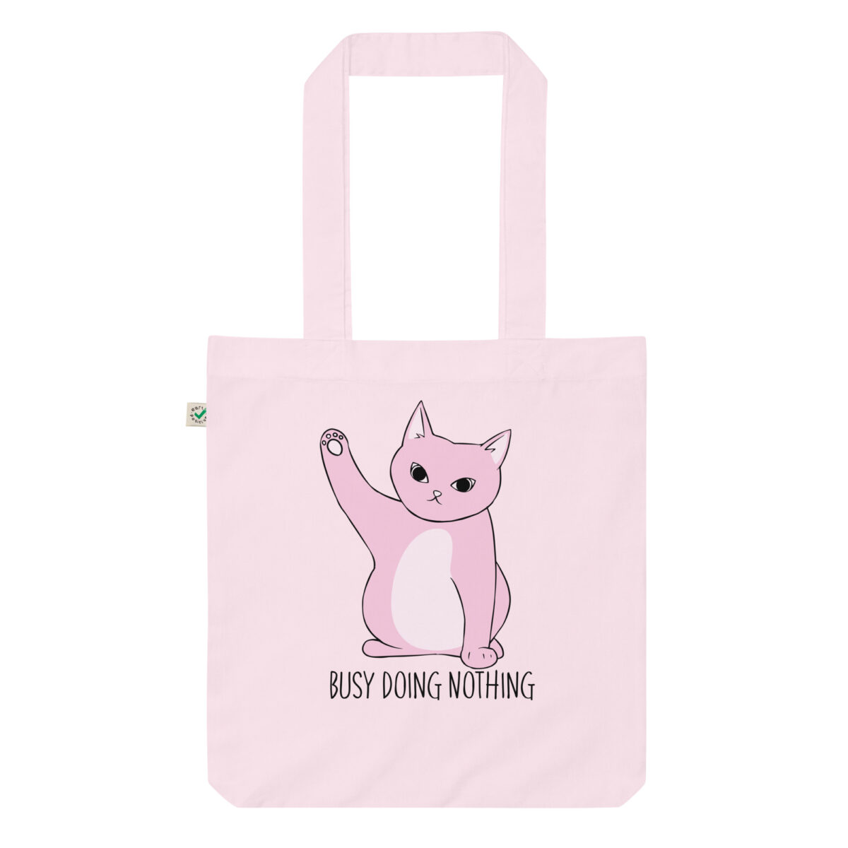 organic fashion tote bag candy pink front 63dd017a1dccf