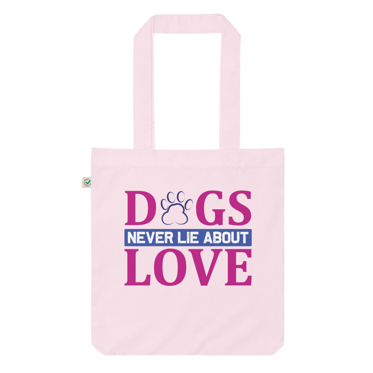 organic fashion tote bag candy pink front 63dec80302792