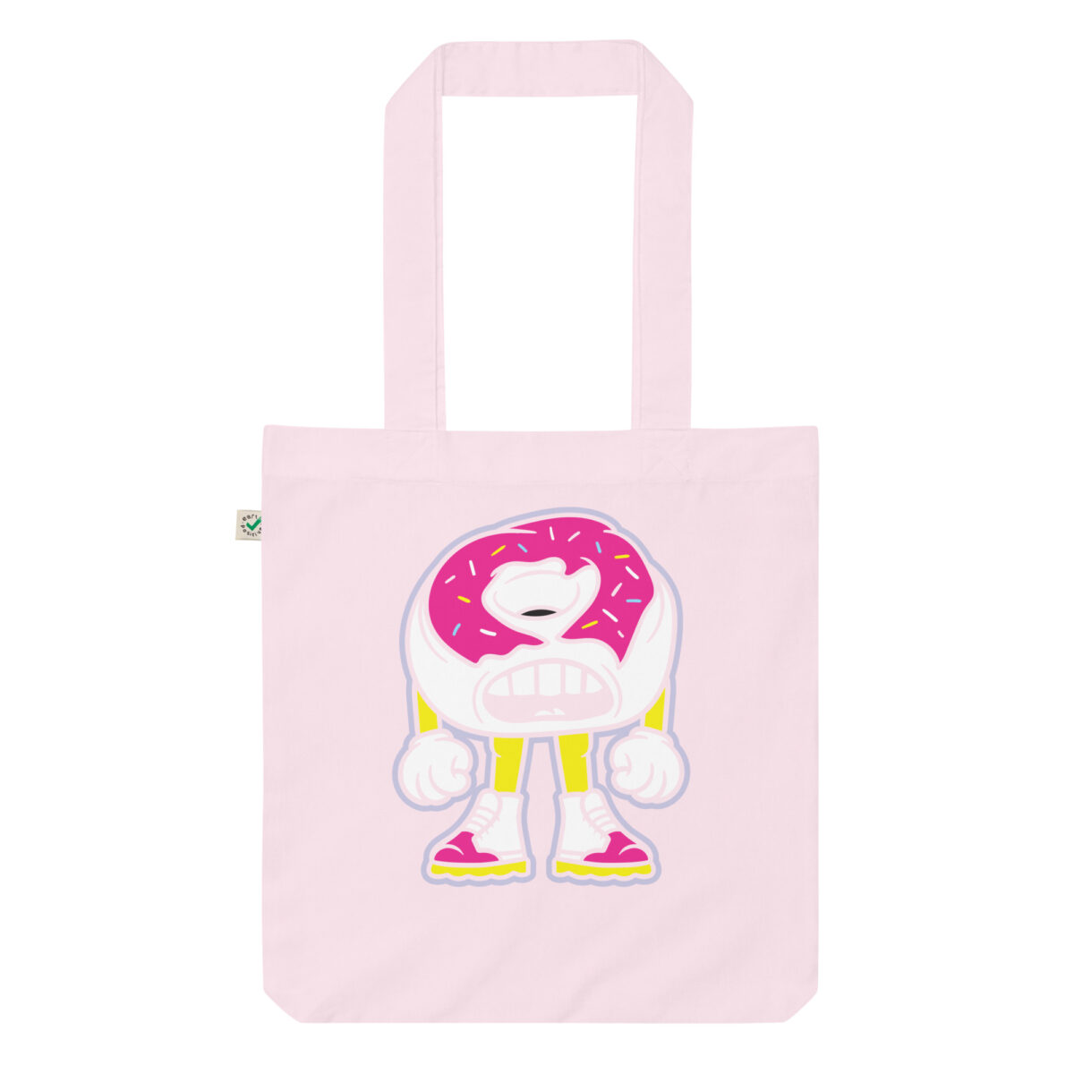 organic fashion tote bag candy pink front 63efeb55b07c4