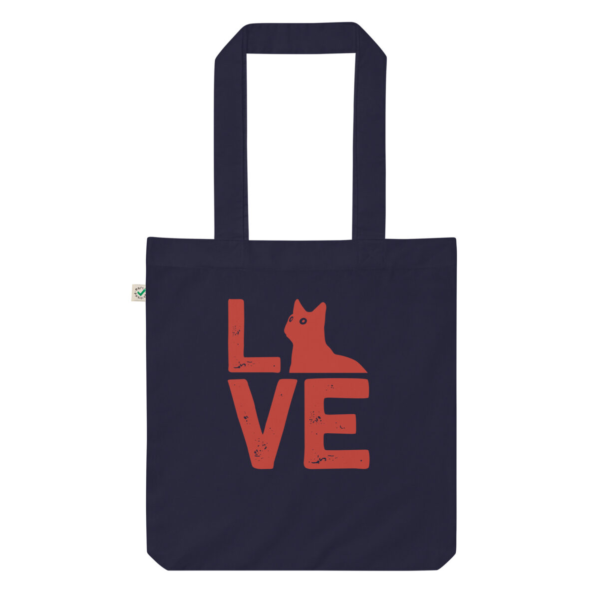 organic fashion tote bag navy front 63e46d20ea4cc