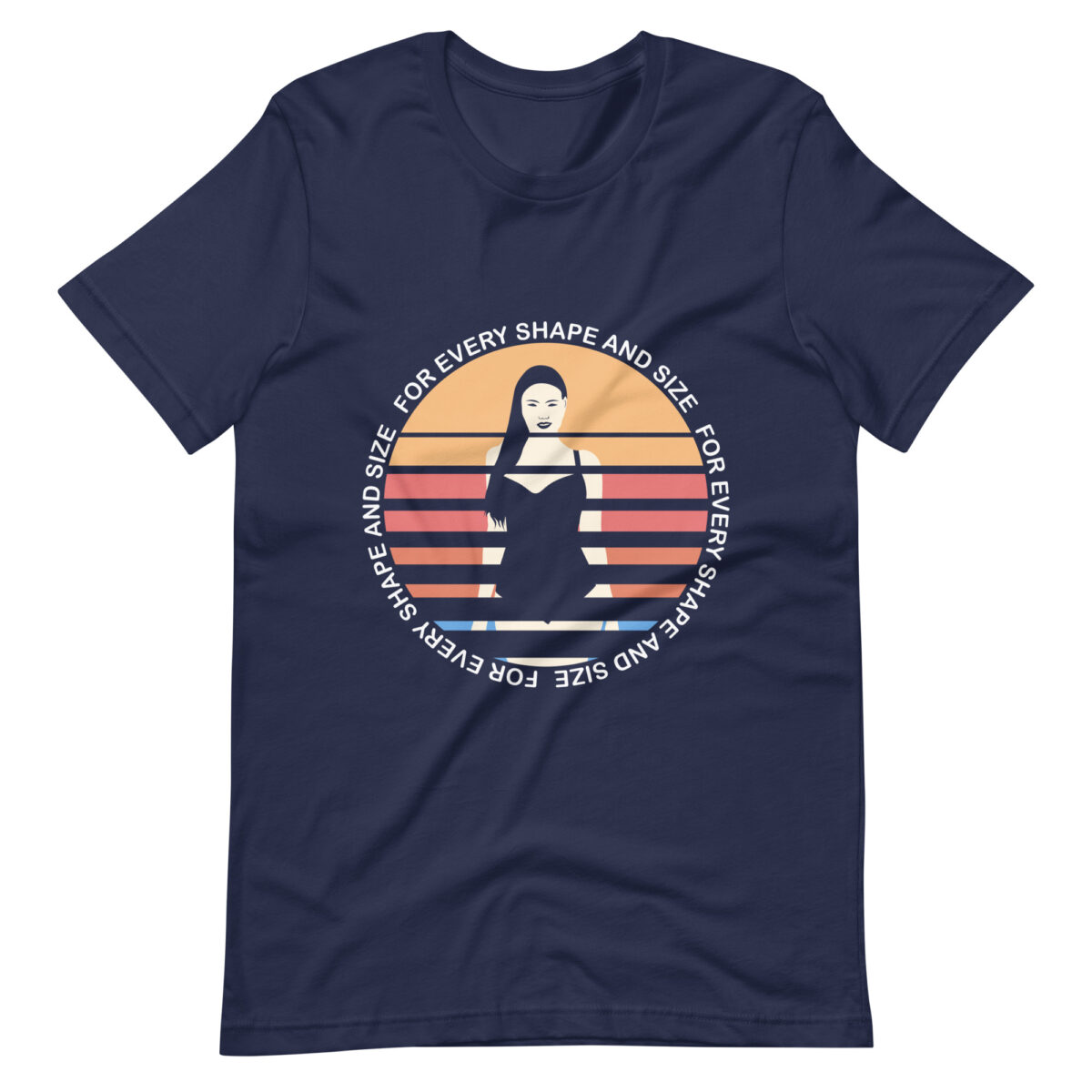 unisex staple t shirt navy front 63e3d623f1bd3