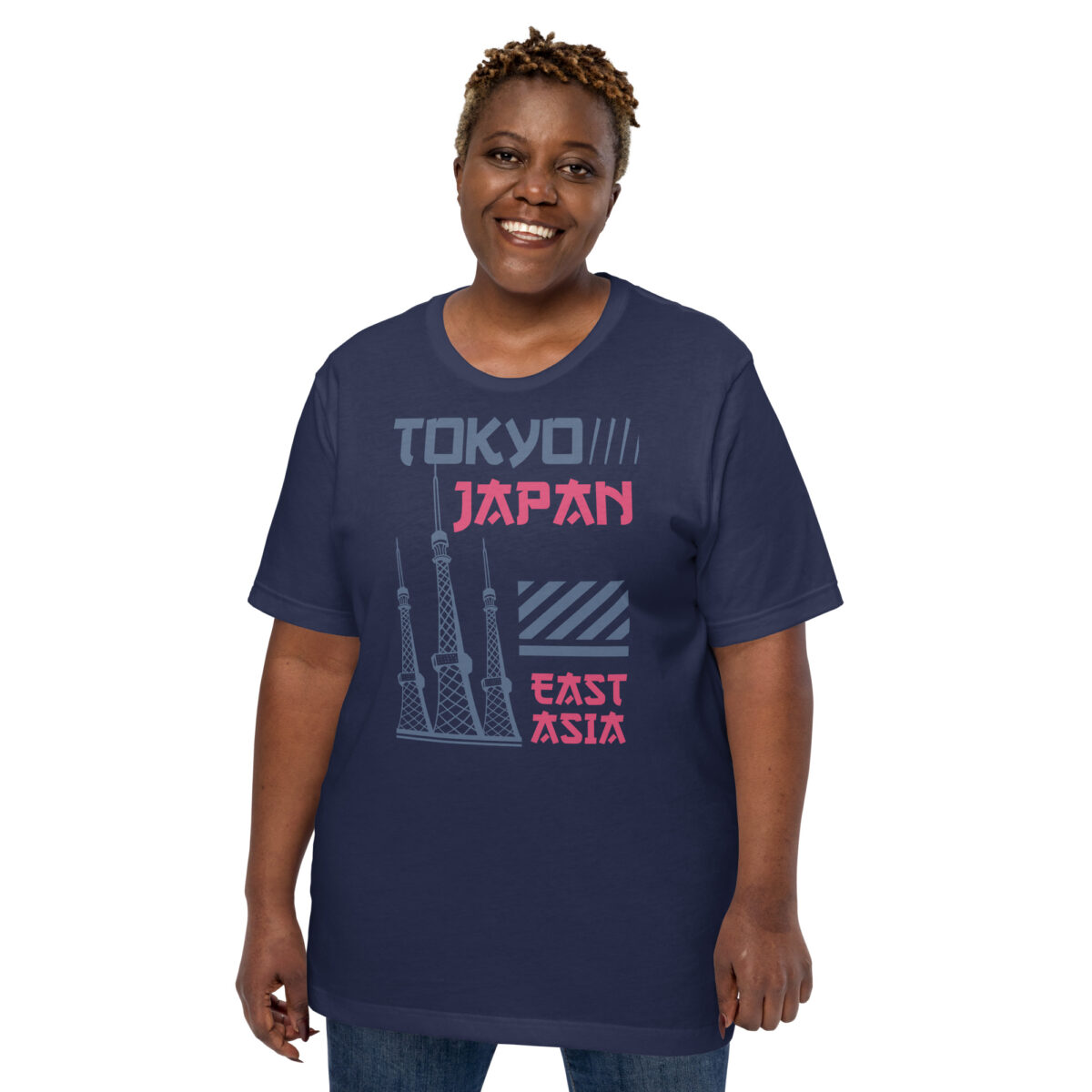 unisex staple t shirt navy front 63e4d91513499