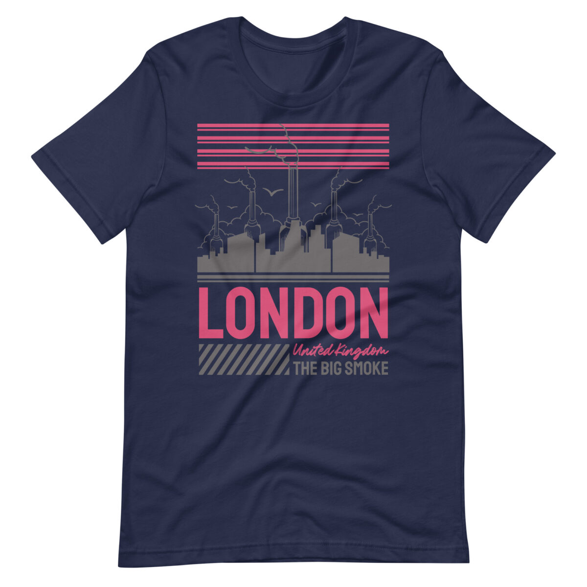 unisex staple t shirt navy front 63e51a00d12b1