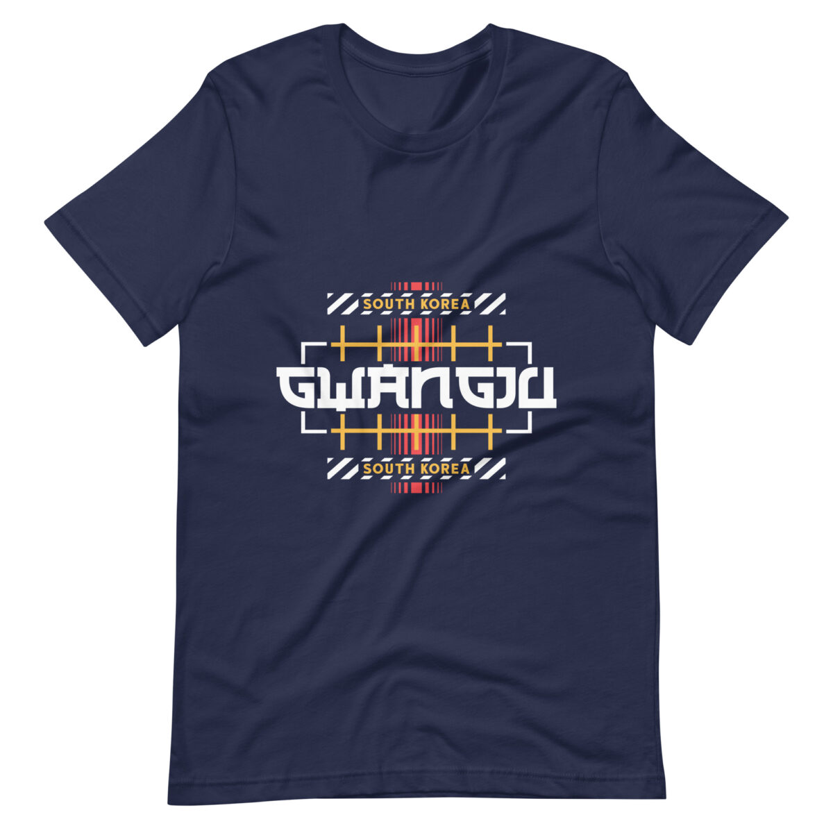 unisex staple t shirt navy front 63e53b56ef43c