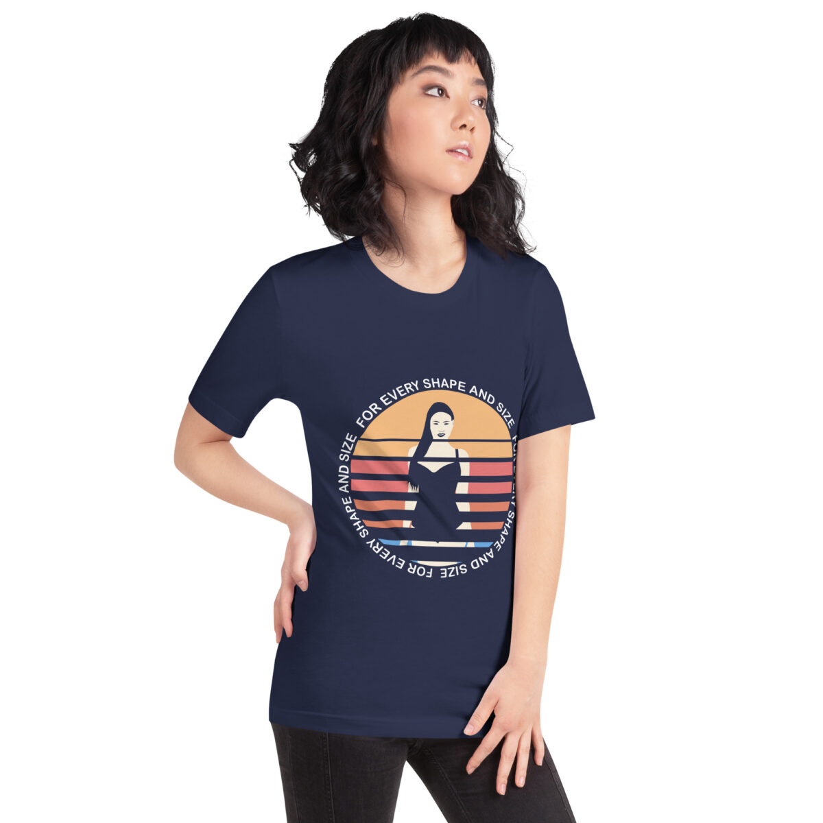 unisex staple t shirt navy right front 63e3d623f0fc5