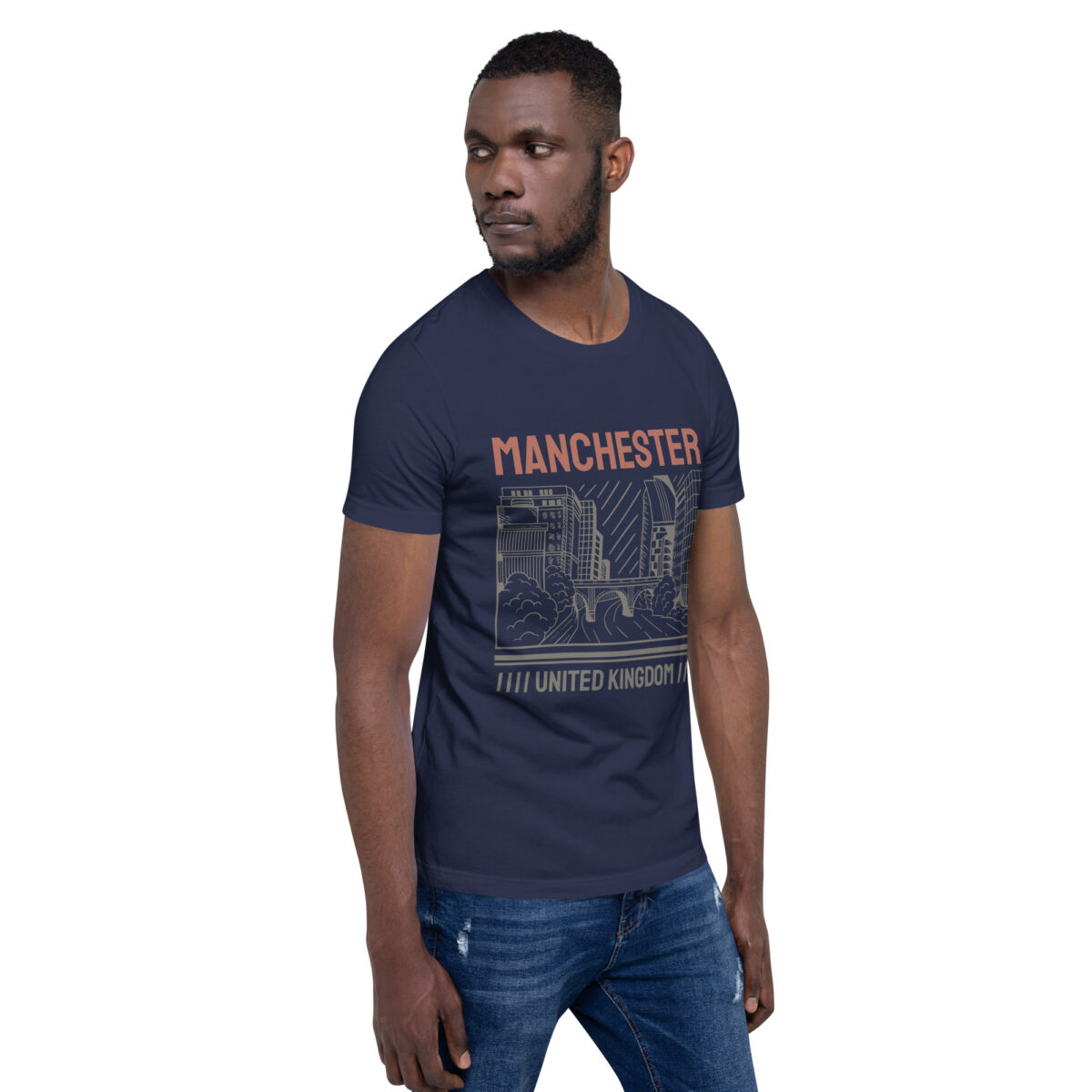 unisex staple t shirt navy right front 63e514f860f0e