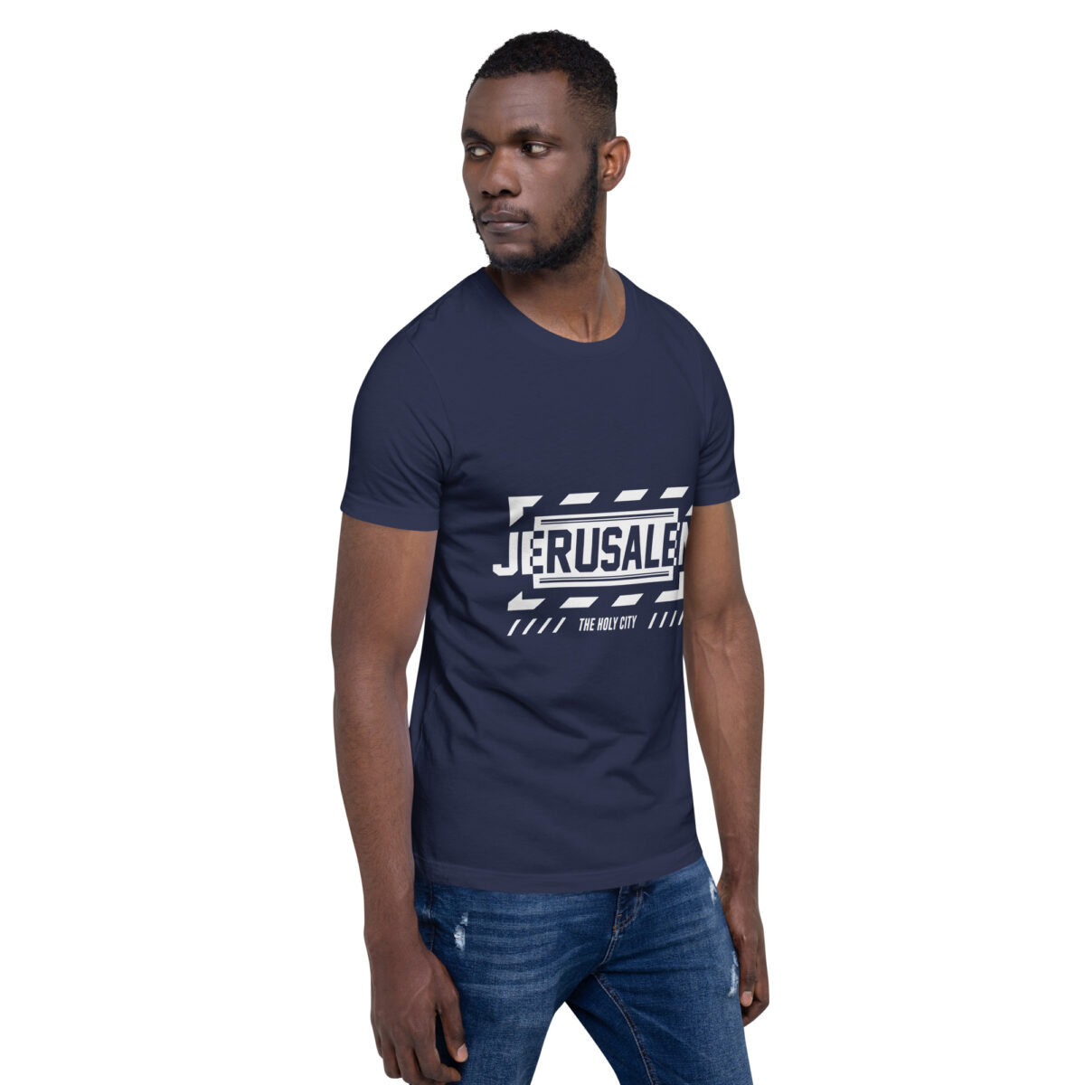 unisex staple t shirt navy right front 63e5352a2e757 1