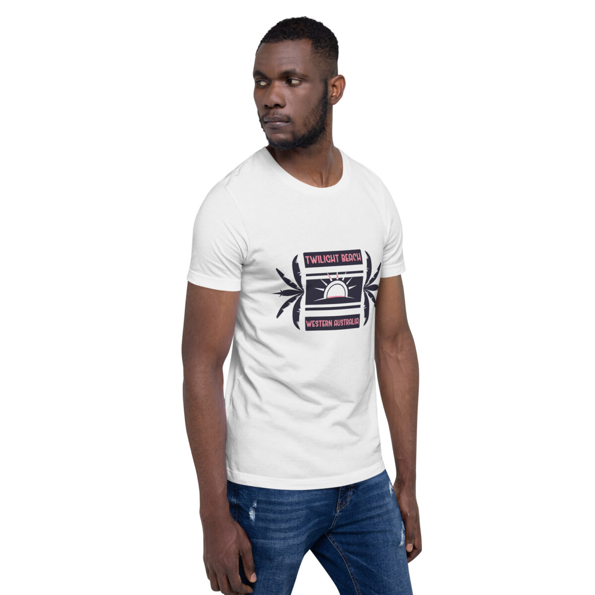 unisex staple t shirt white right front 63e24e3767e15