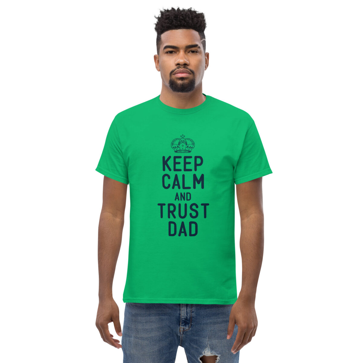 mens classic tee irish green front 641085ff28565