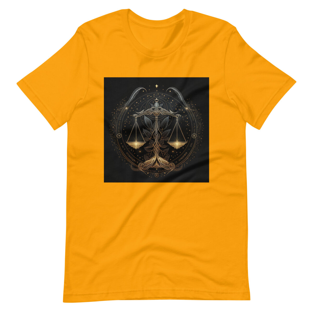 unisex staple t shirt gold front 6427217e56b02