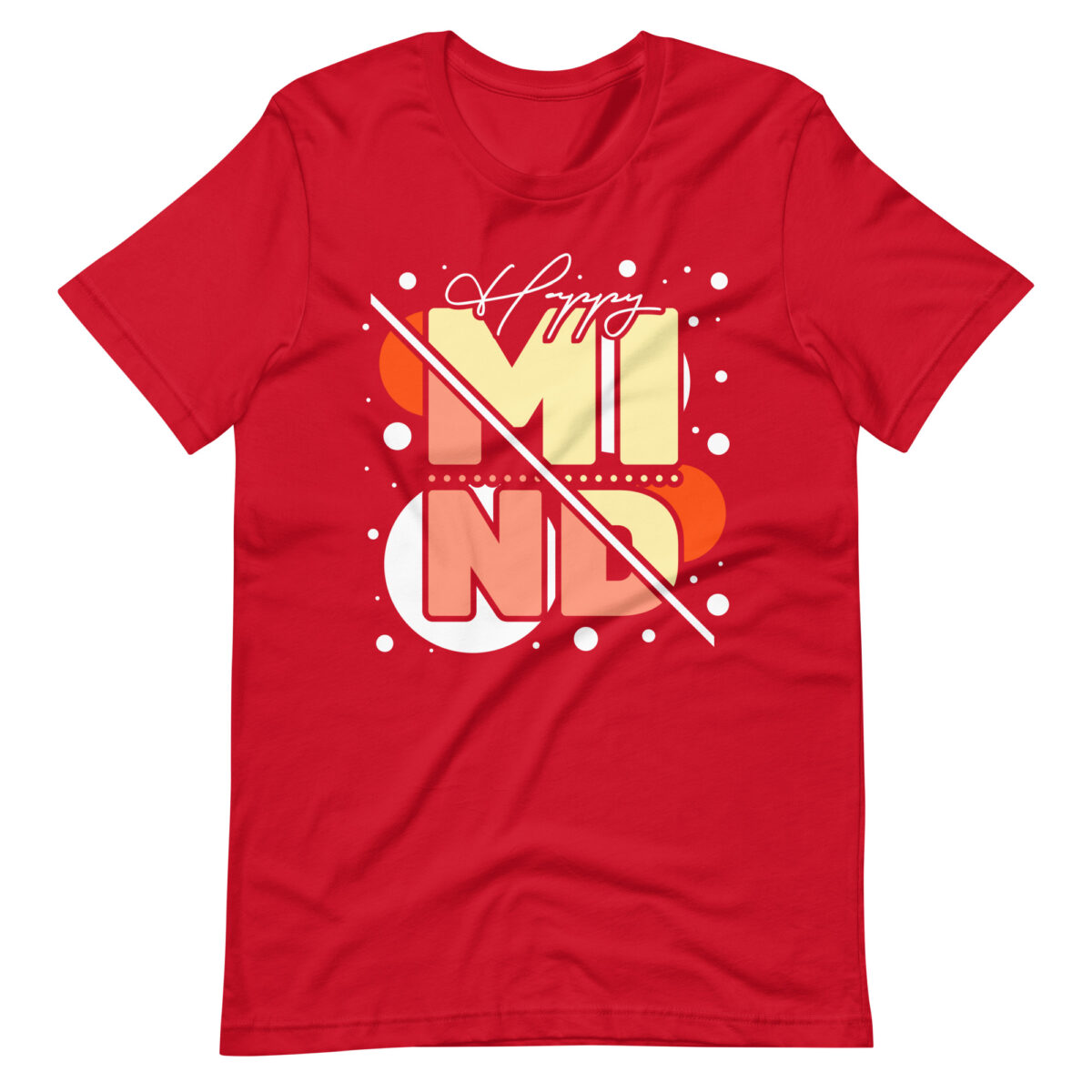 unisex staple t shirt red front 6411da8686811