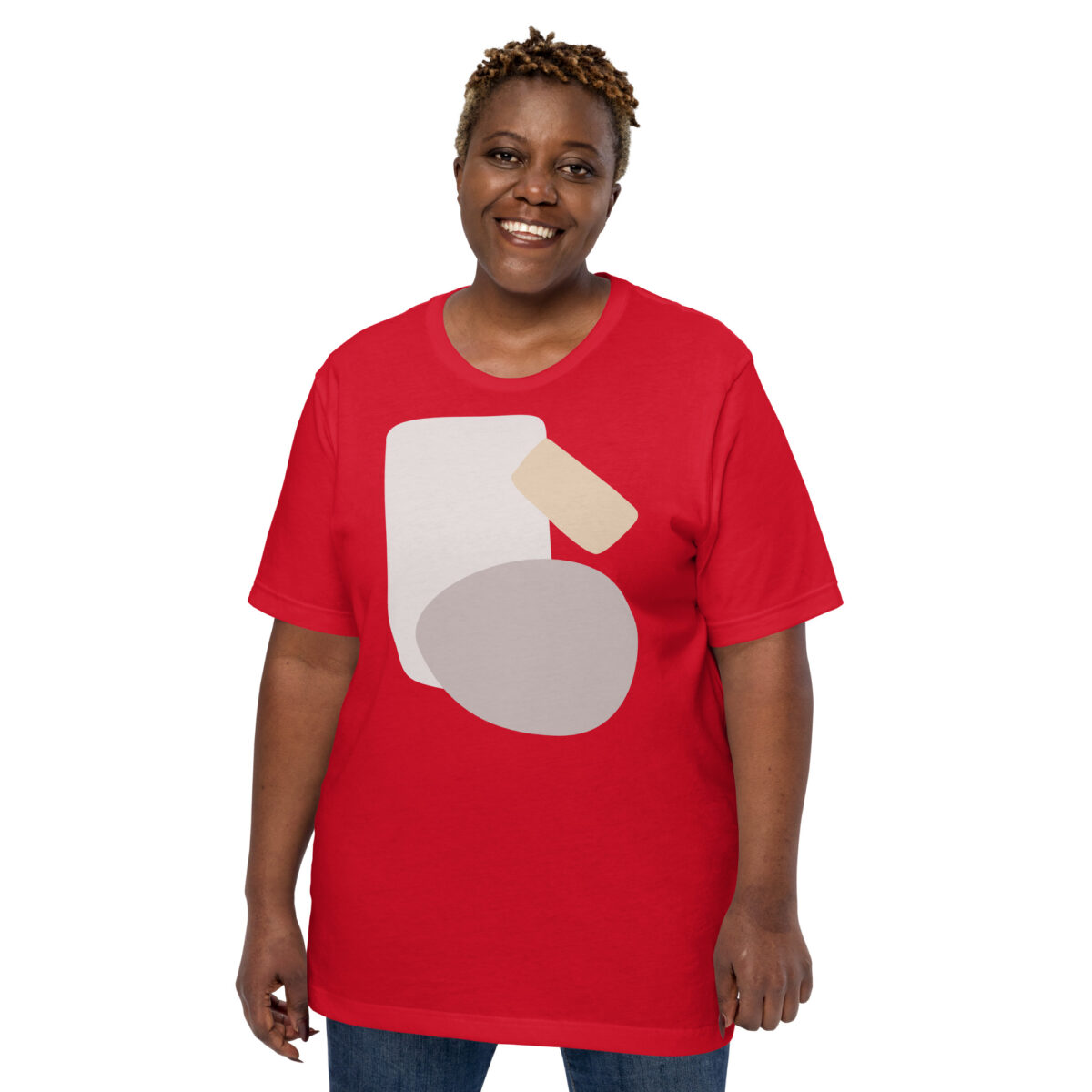 unisex staple t shirt red front 641b588d9ecb4