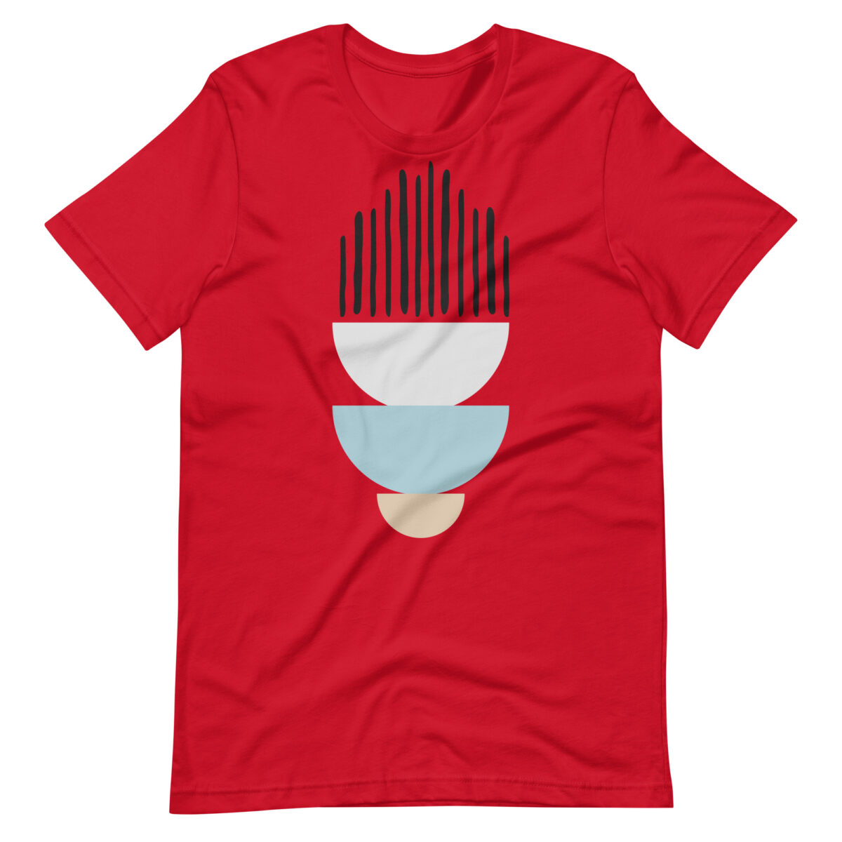 unisex staple t shirt red front 641b5c47b8bd0