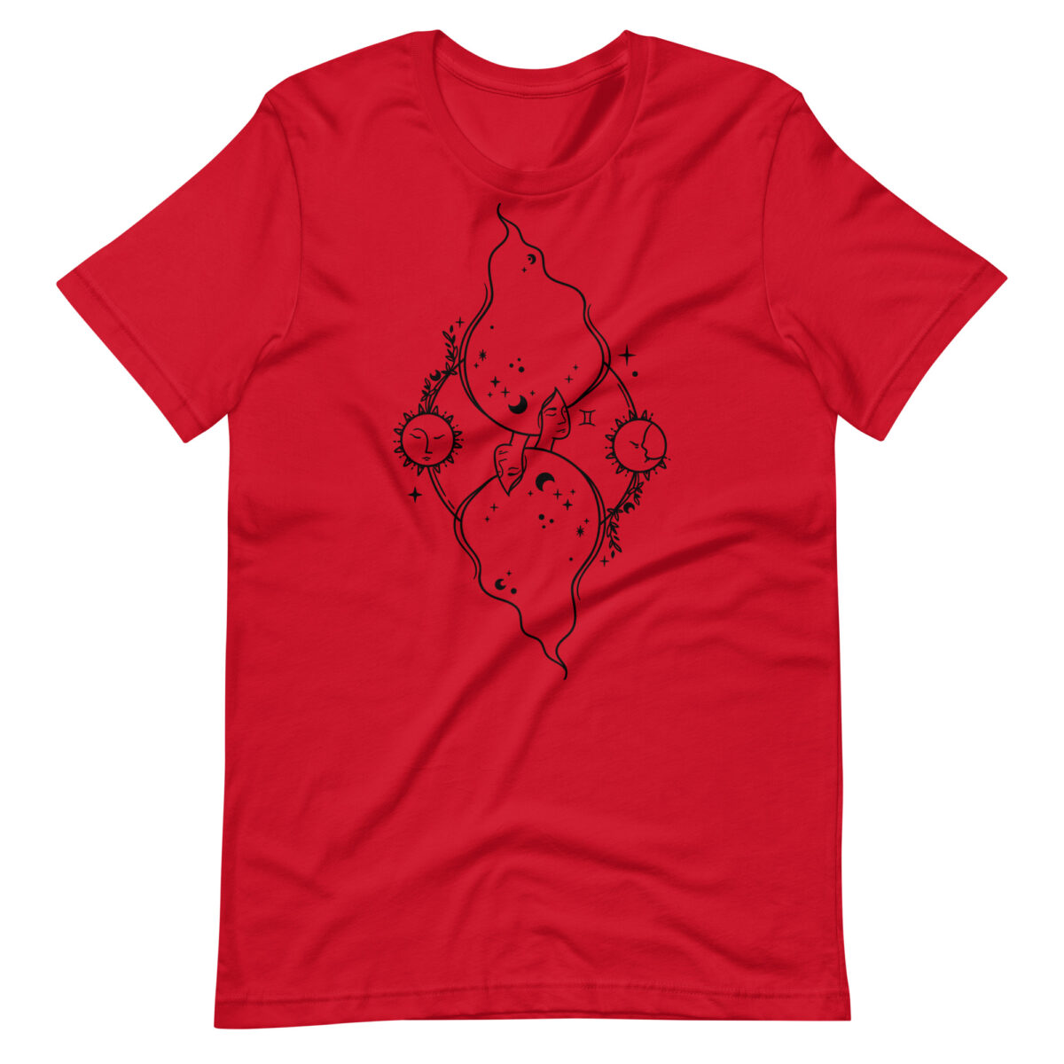 unisex staple t shirt red front 6427269d53c8a