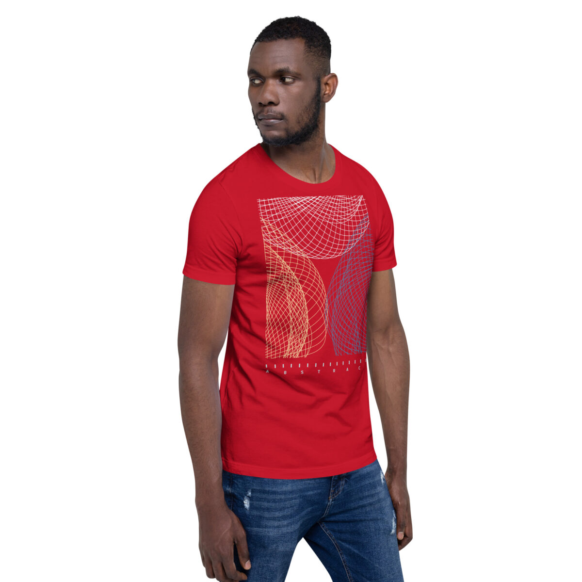 unisex staple t shirt red right front 641b2fbd72771