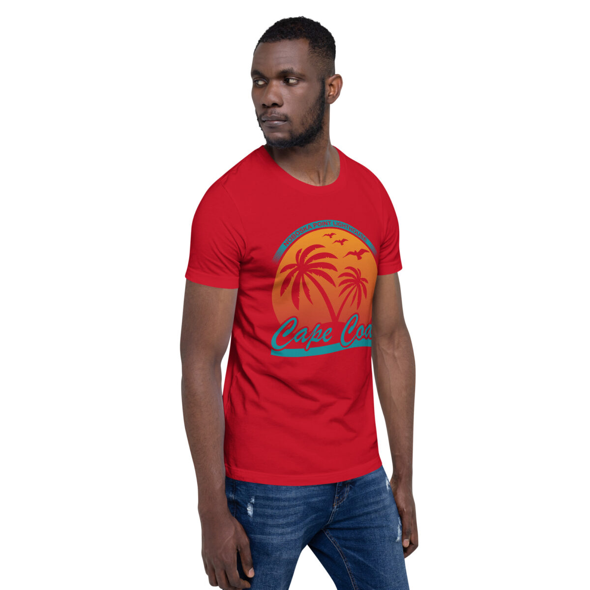 unisex staple t shirt red right front 64271de93ffbe