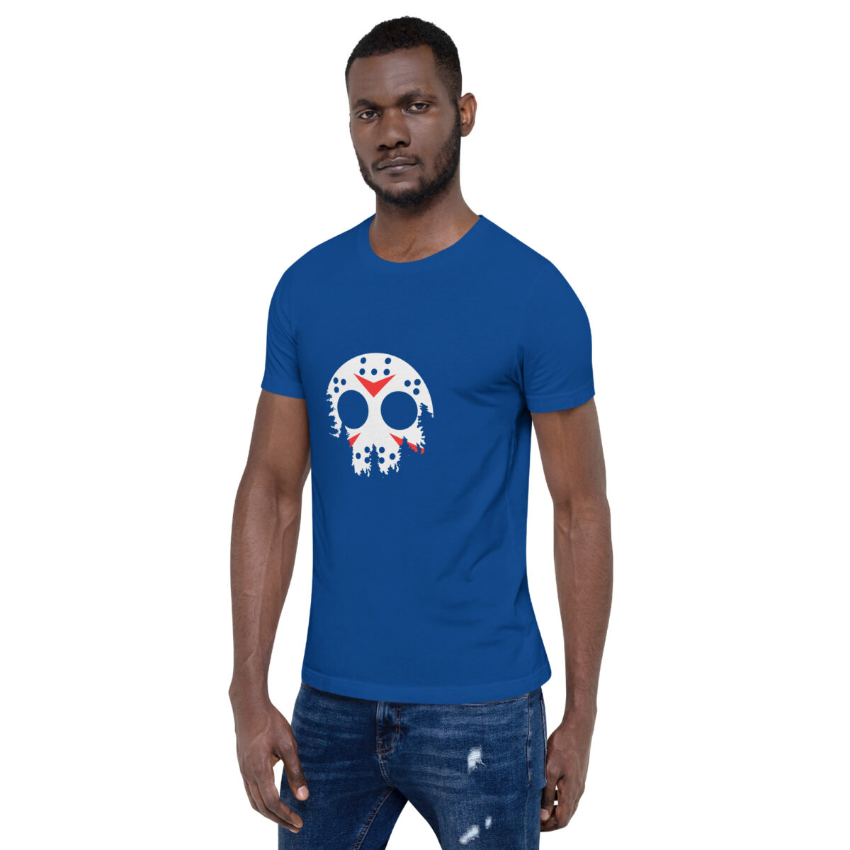 unisex staple t shirt true royal left front 641466c1029ef