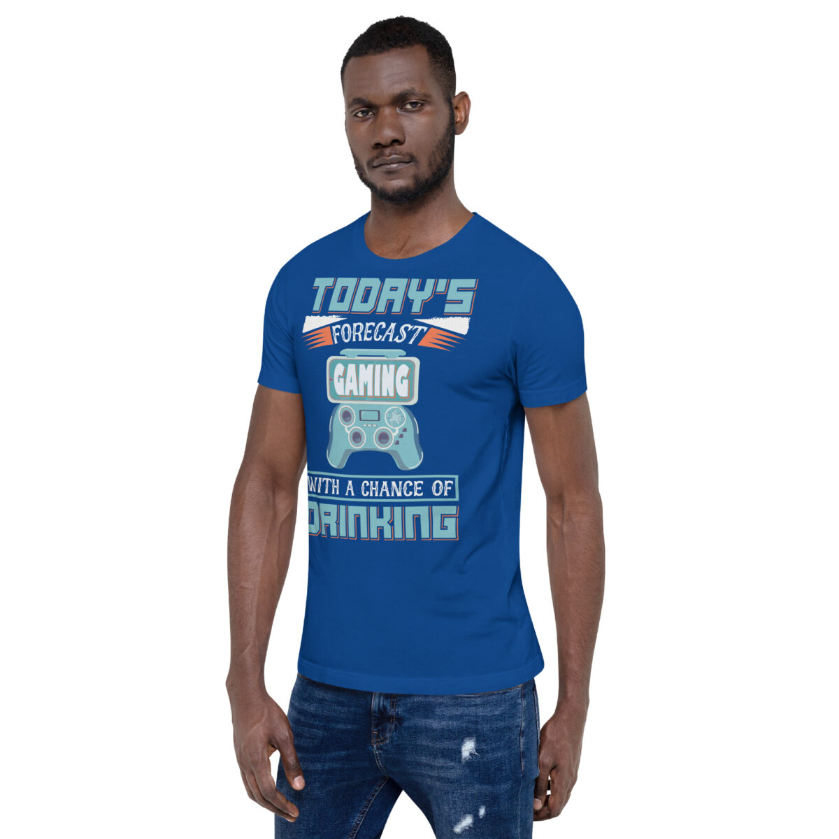 unisex staple t shirt true royal left front 641862de2b35e