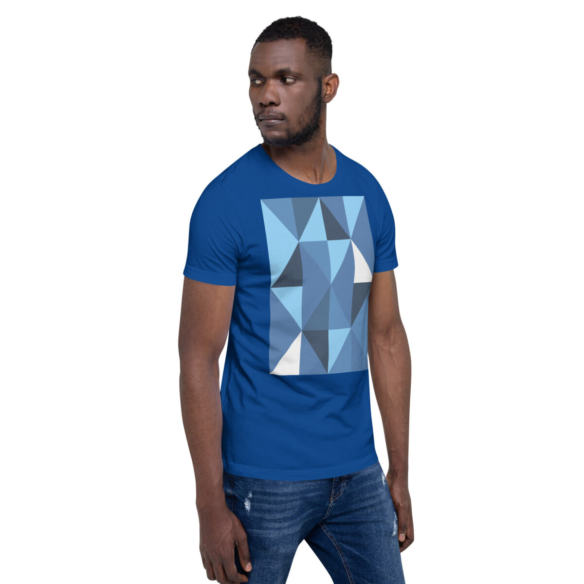 unisex staple t shirt true royal right front 641b320e5466a