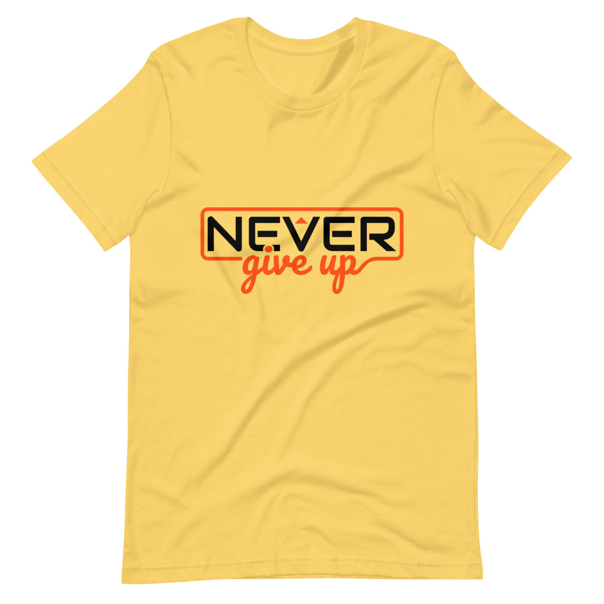 unisex staple t shirt yellow front 6411cb70bfcf1