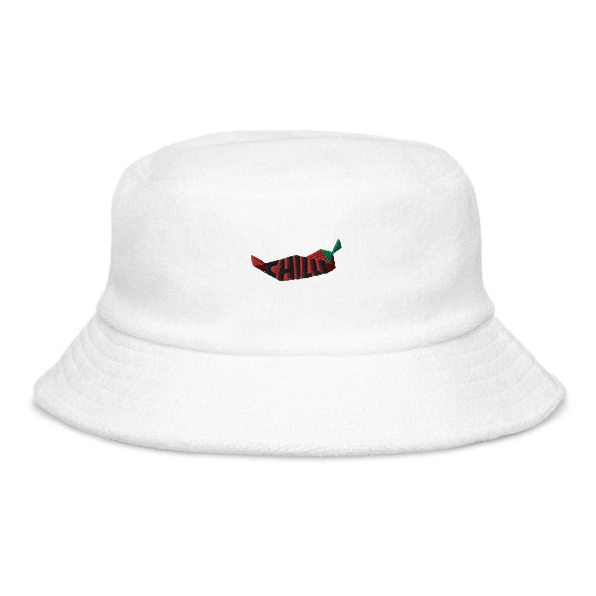 unstructured terry cloth bucket hat white front 64122314bd44d