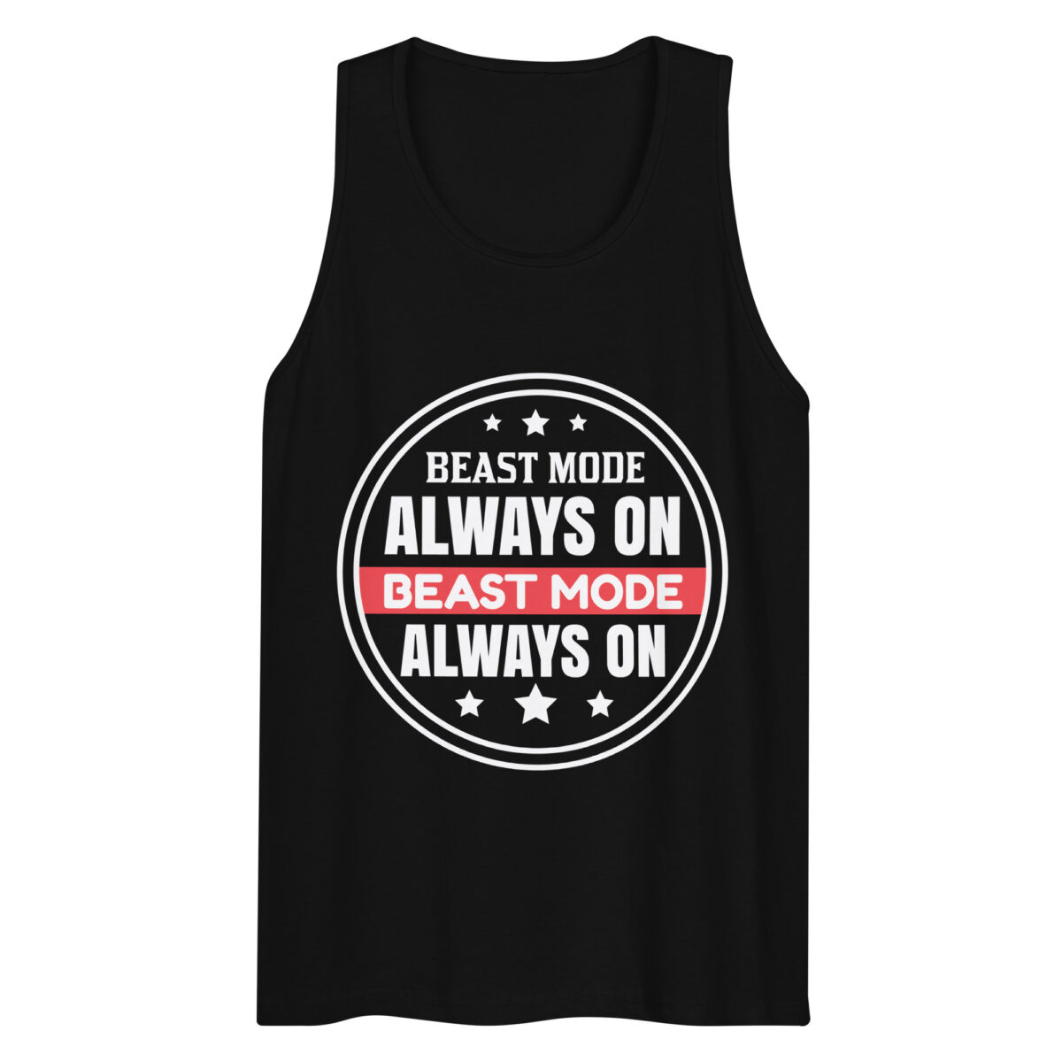 mens premium tank top black front 643faa5ad620e