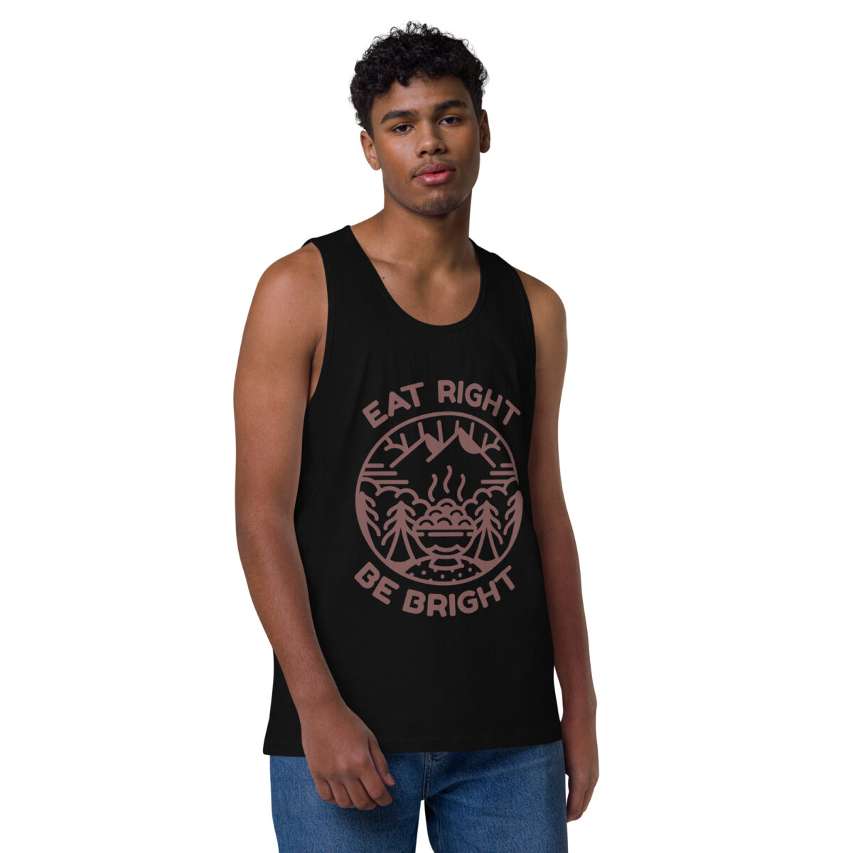 mens premium tank top black front 644ba2cf9d165