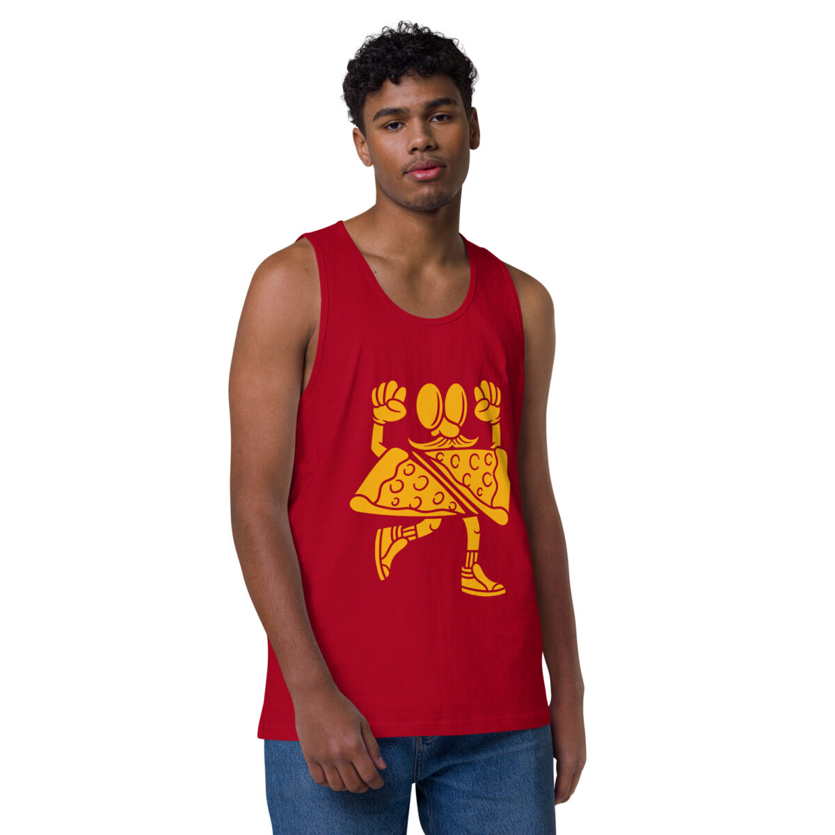 mens premium tank top red front 6441212f368bb