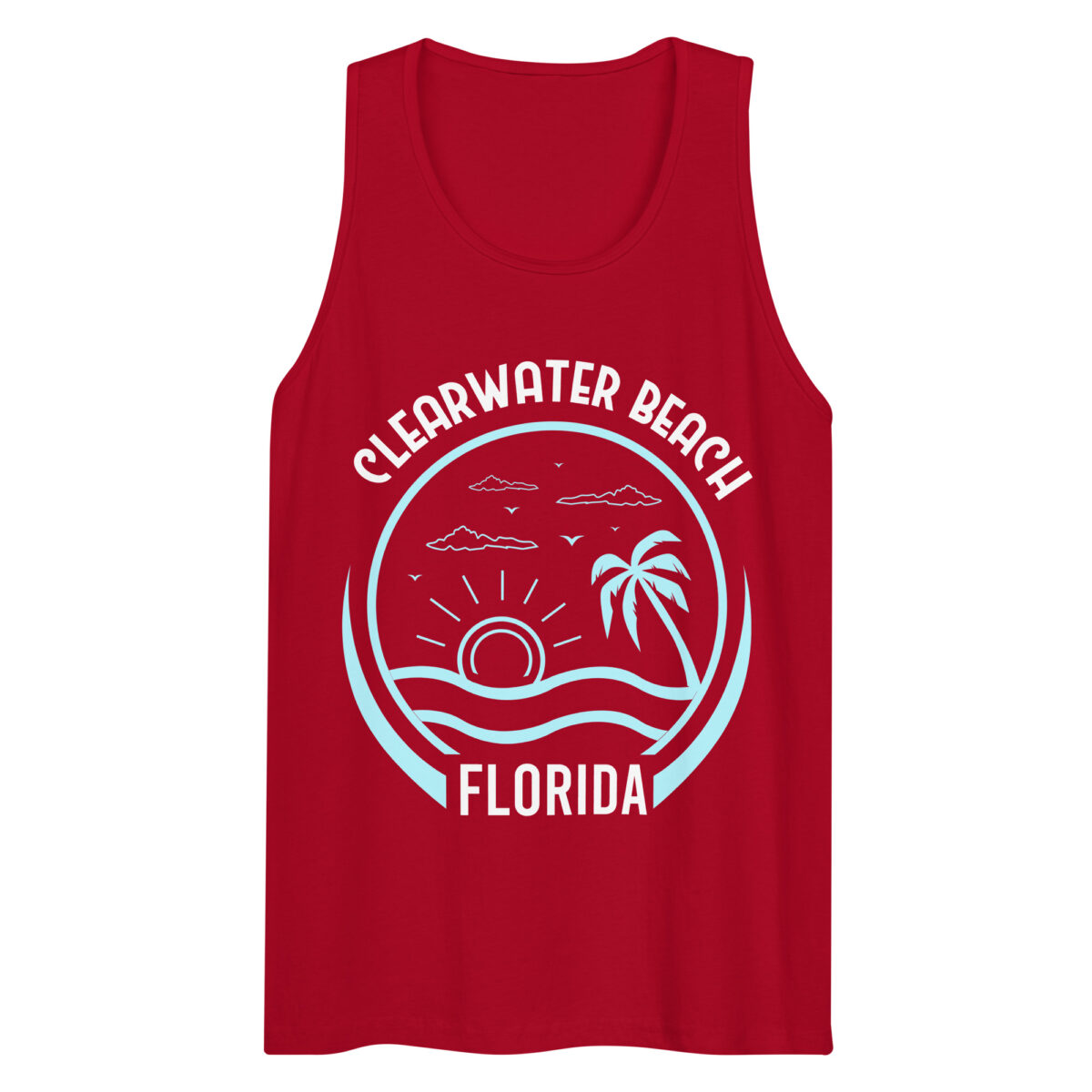 mens premium tank top red front 644ab2ae4a1f8