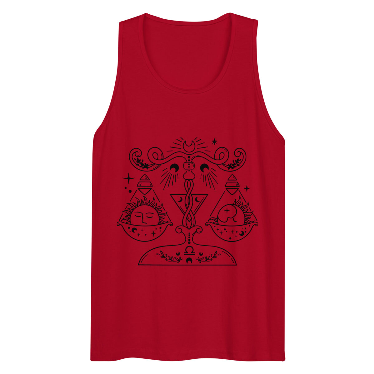 mens premium tank top red front 644b944ebd131