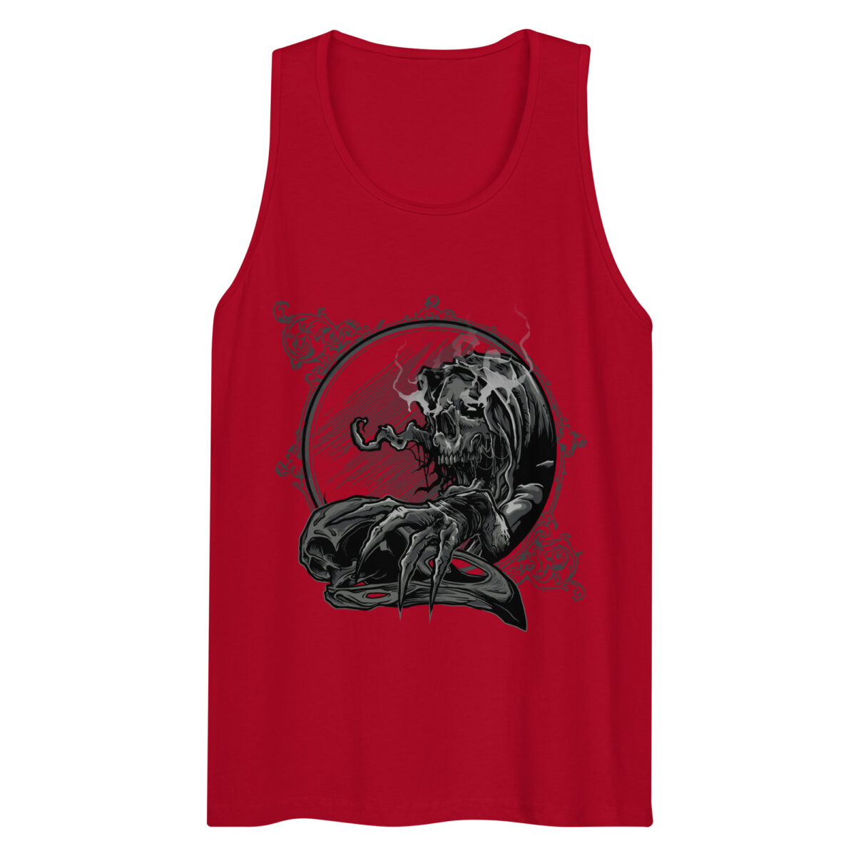 mens premium tank top red front 644bdd78976bf