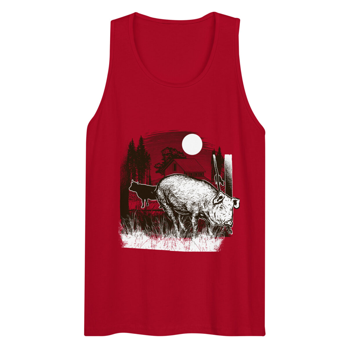 mens premium tank top red front 644bf0ef5b610