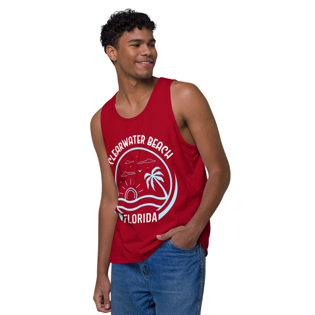 mens premium tank top red left front 644ab2ae4b60d