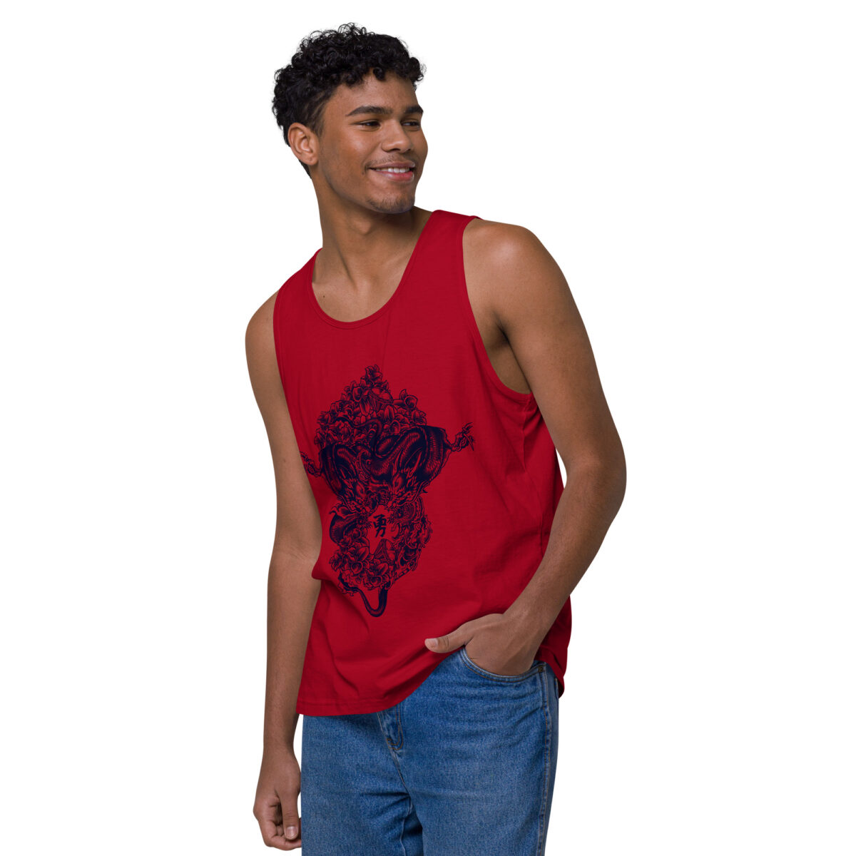 mens premium tank top red left front 644bf713e26d1