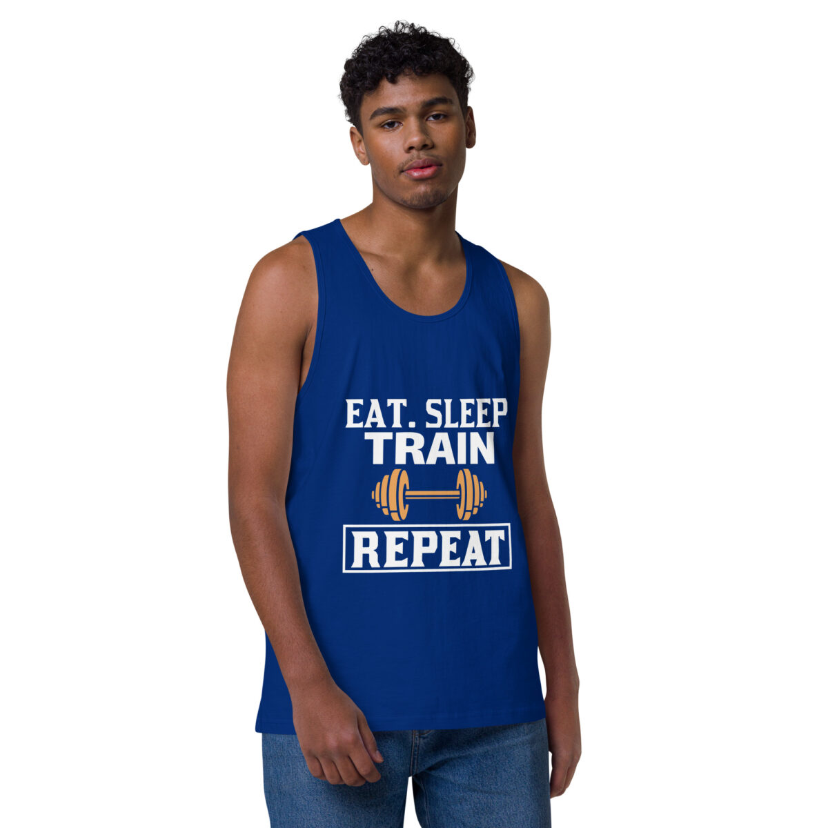 mens premium tank top team royal front 643e721570a49