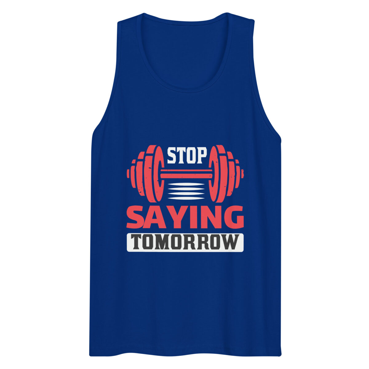 mens premium tank top team royal front 643e750346260