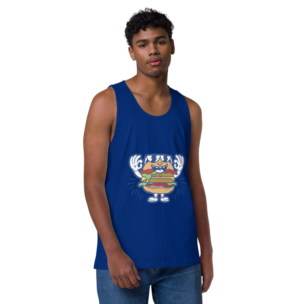 mens premium tank top team royal front 6441208735770