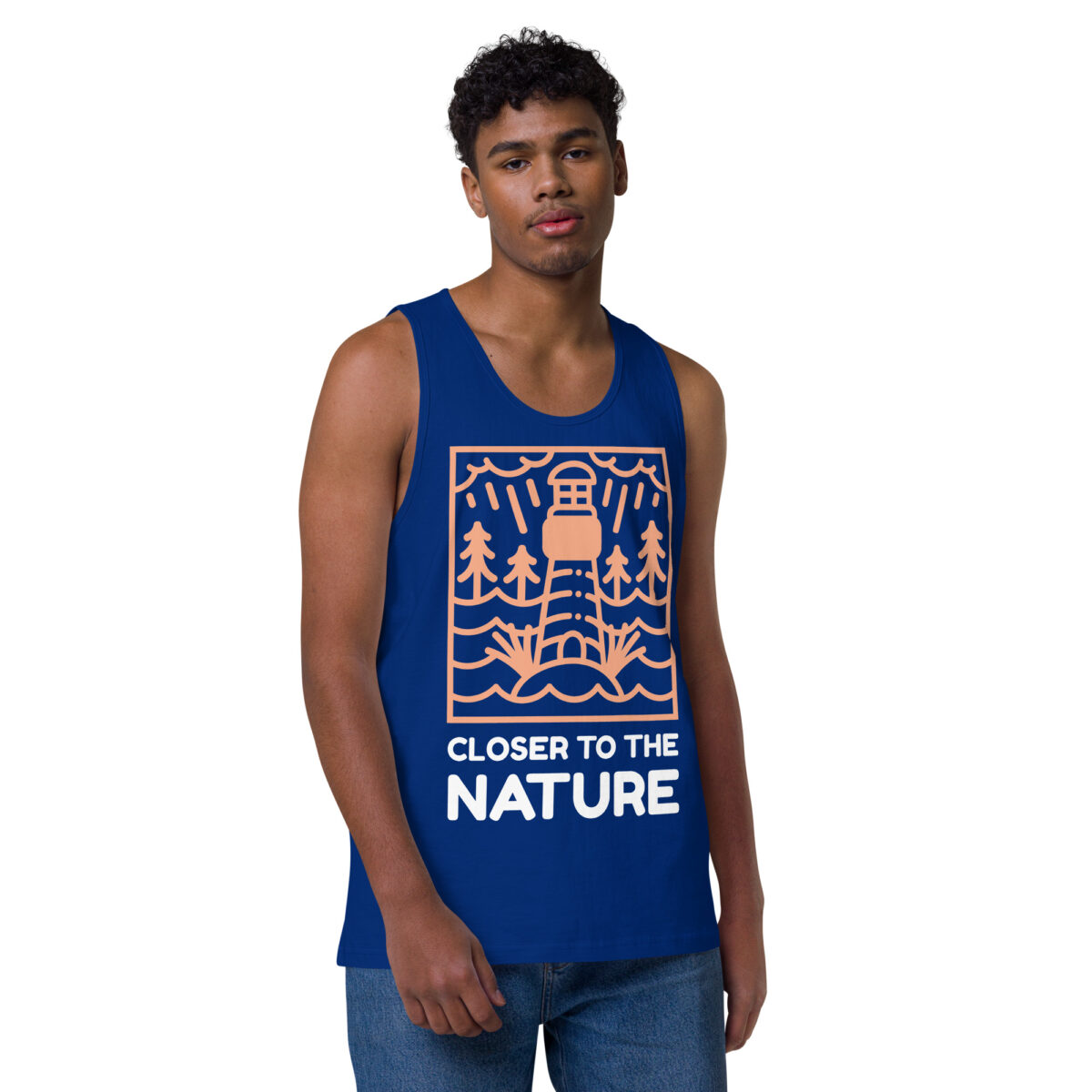 mens premium tank top team royal front 644ba413344c6