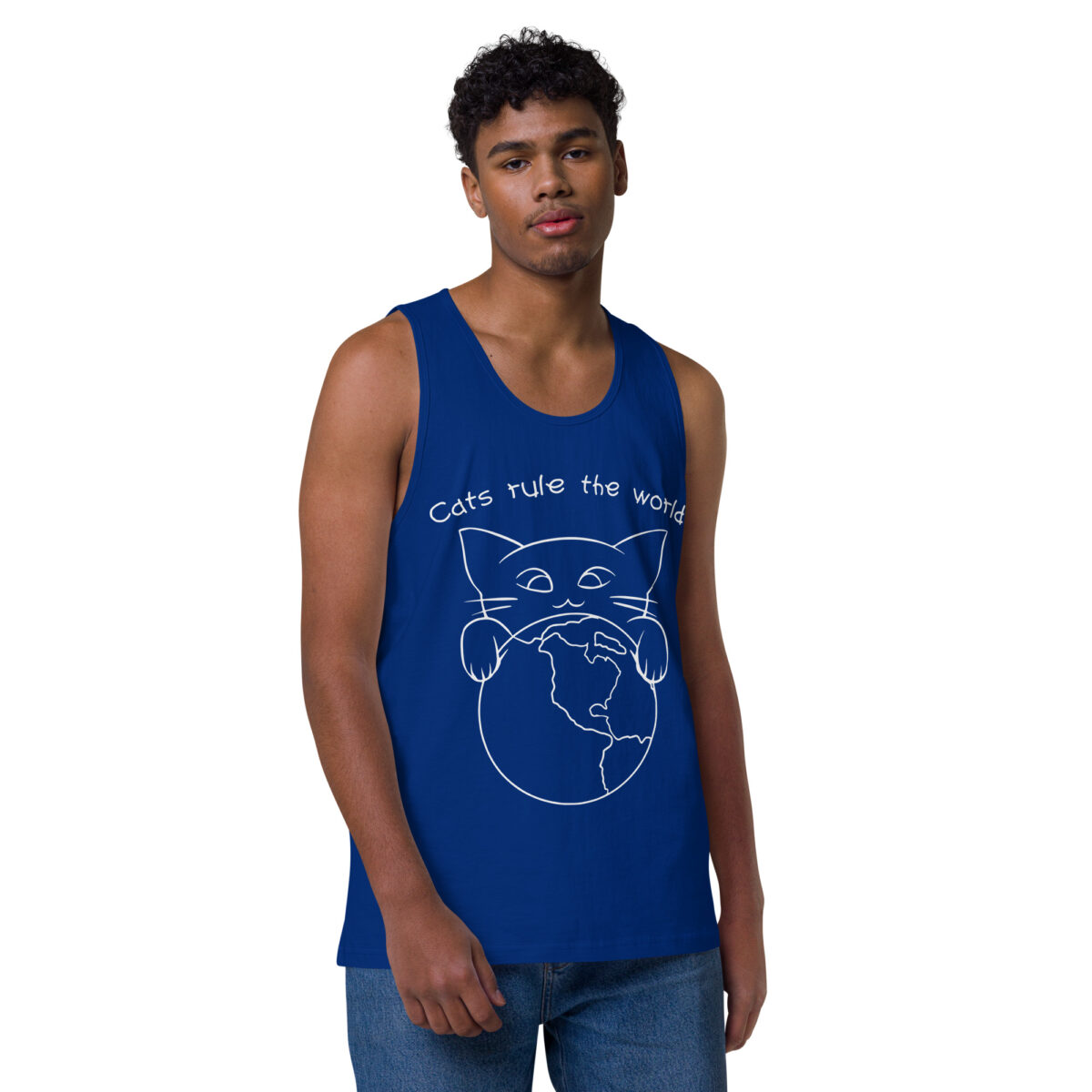 mens premium tank top team royal front 644bb0c2ba0d4