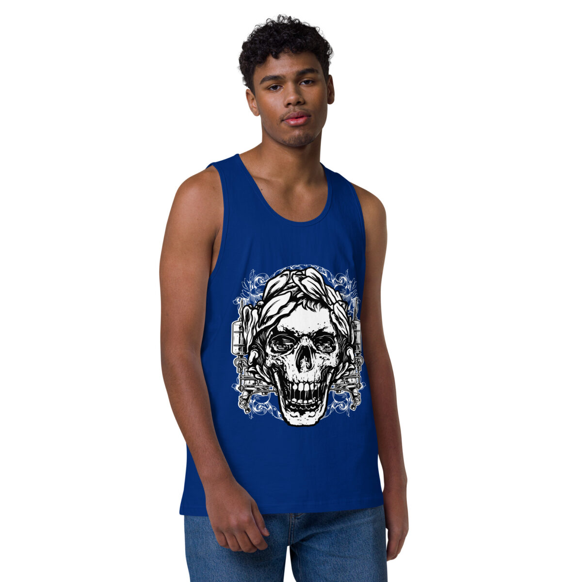 mens premium tank top team royal front 644bde4d80e58