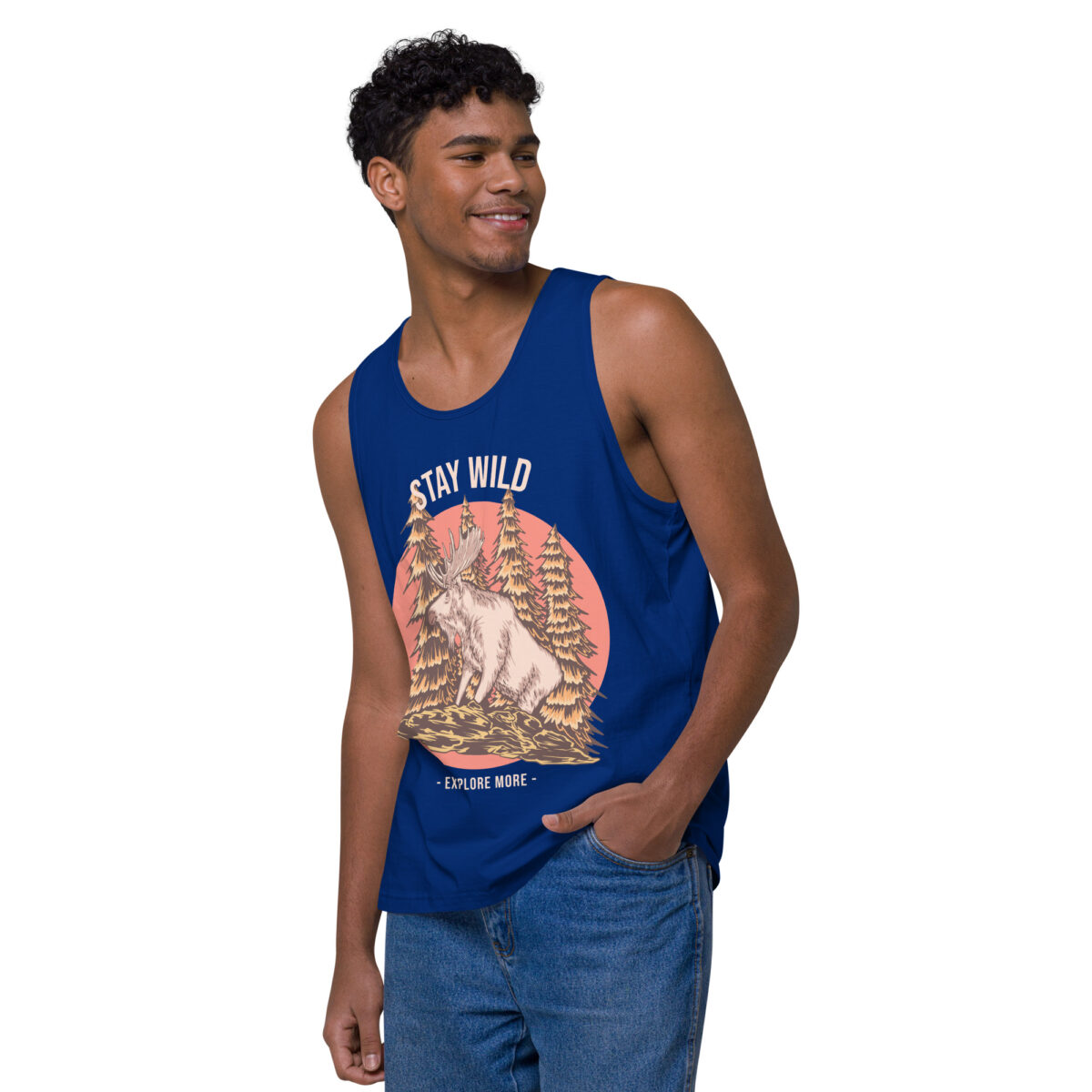 mens premium tank top team royal left front 644a73e29a8c9