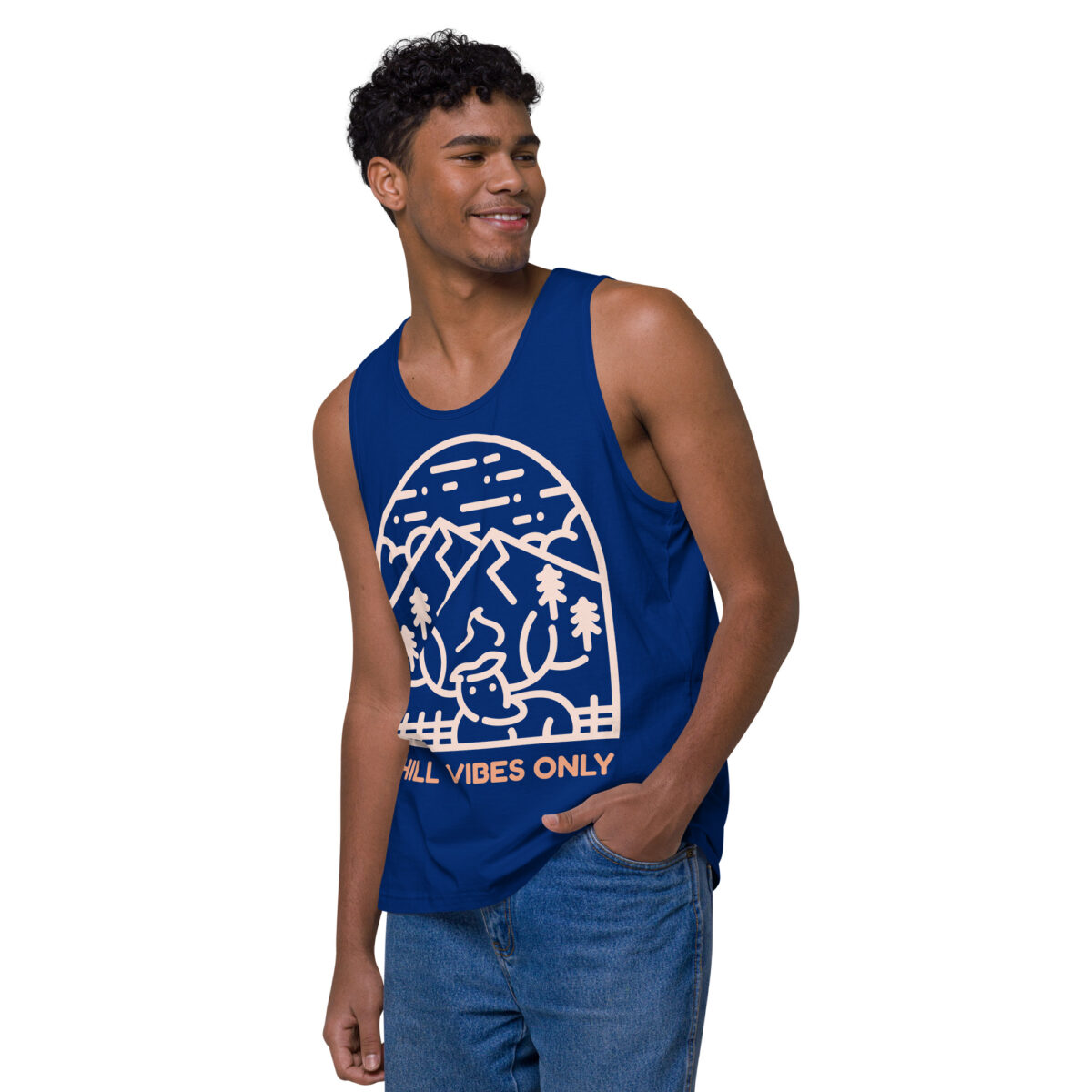 mens premium tank top team royal left front 644ba46f33a0f