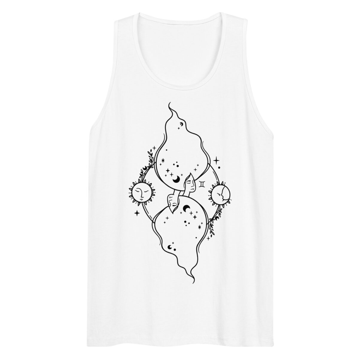 mens premium tank top white front 644b9355857a3