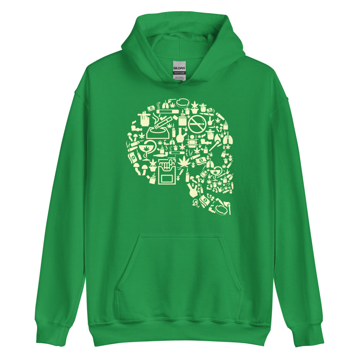 unisex heavy blend hoodie irish green front 642fea11493df